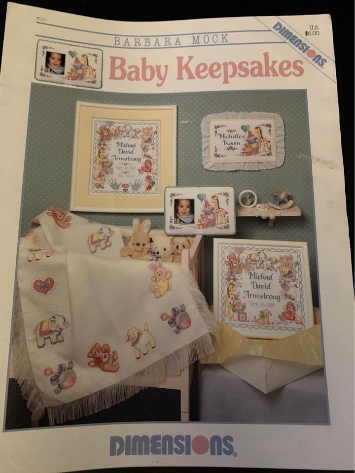 Dimensions Baby Keepsakes Cross stitch Design Book