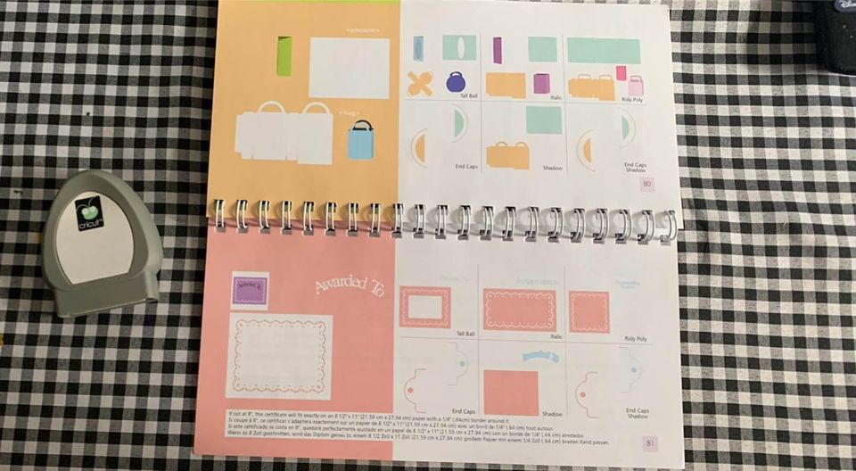 Cricut plantin schoolbook cartridge set