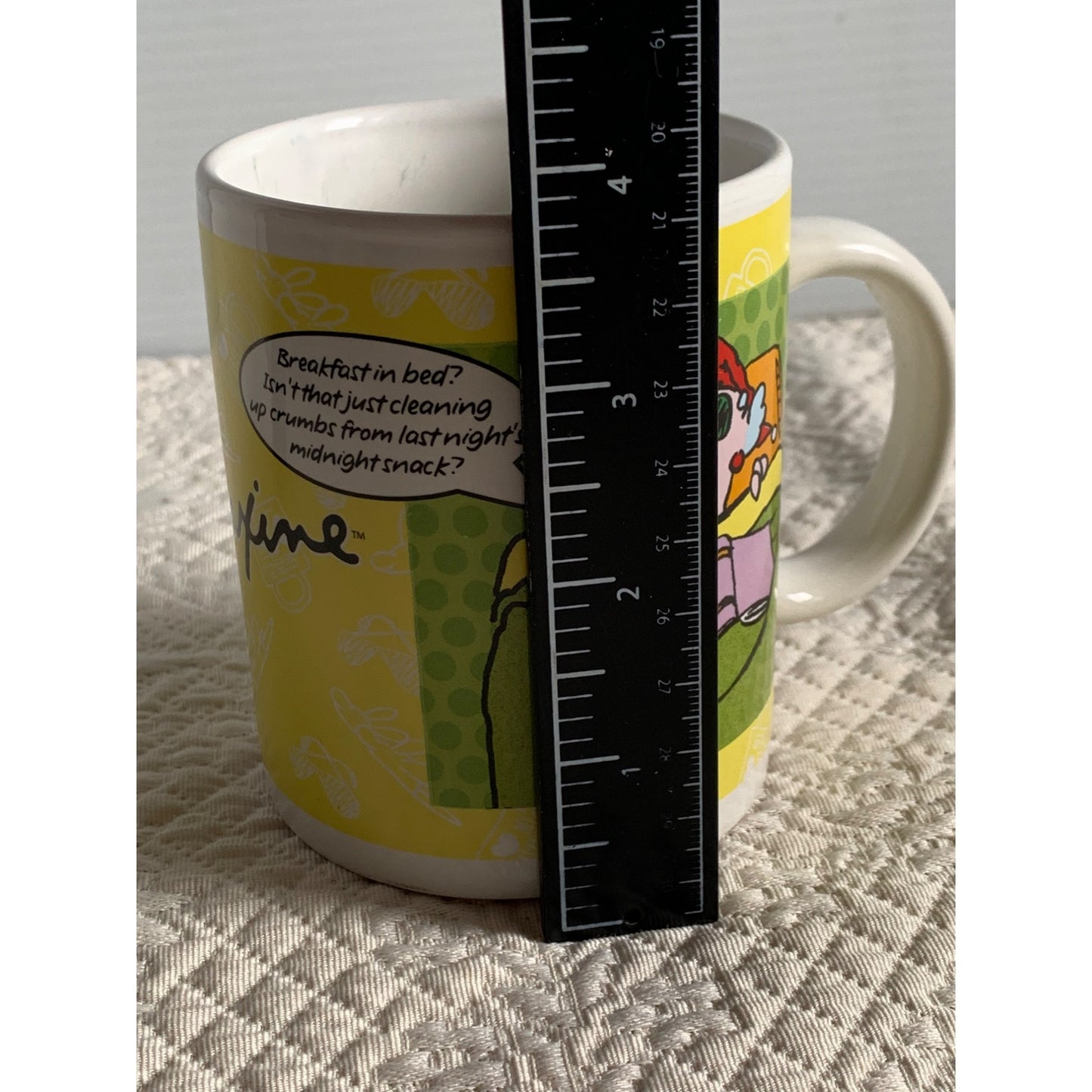 Hallmark Maxine I'm not grouchy Breakfast in bed Humor coffee tea mug