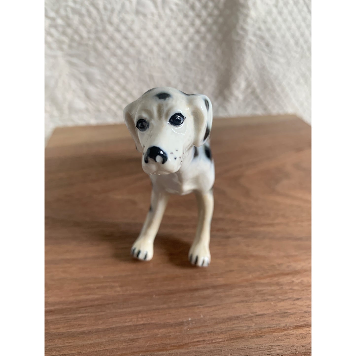 Vintage Dalmatian Dog Bone China Taiwan Figure