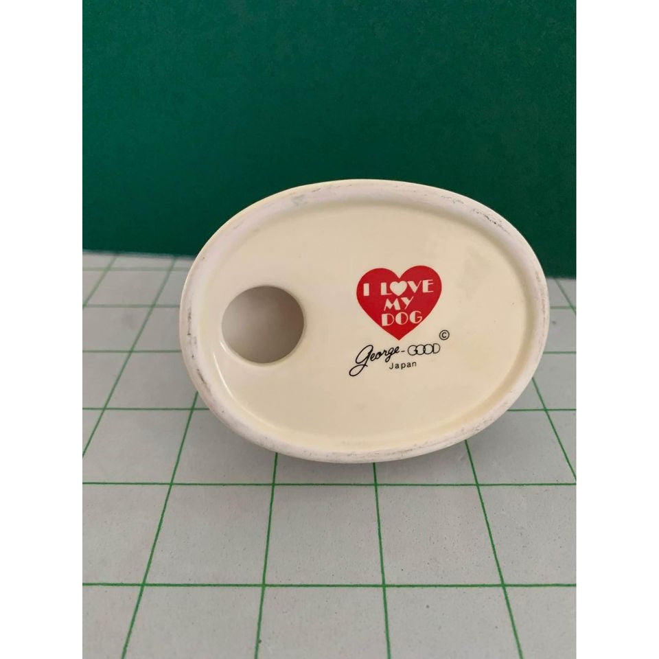 Vintage I Love My Dalmatian on a White Base by George Good Japan