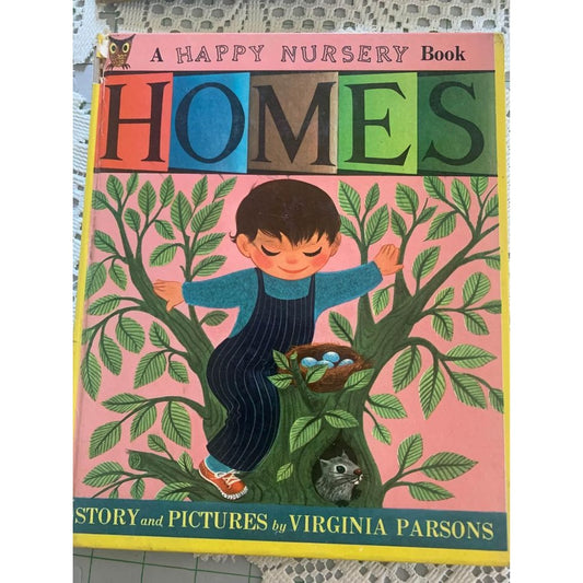 Vintage A Happy Nursery Book Homes By Virginia Parsons 1958