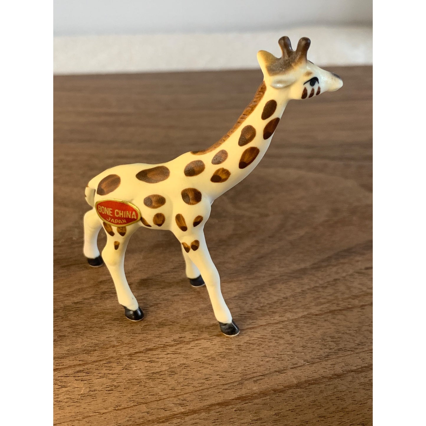 Vintage Giraffe Bone China minature figure set of 3