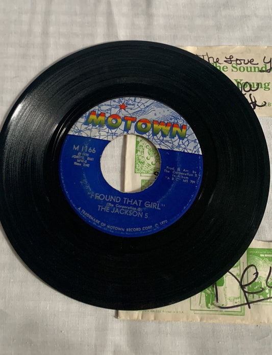 The Jackson 5 - The love you save & I found that girl 45 record