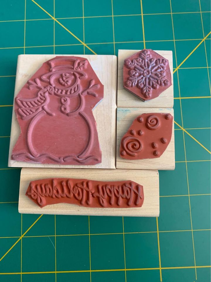 Stampin Up Frosty Rubber Stamp Set