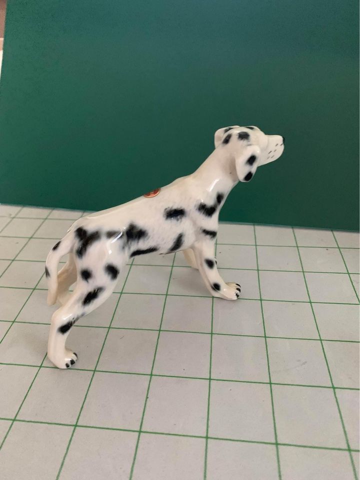 Vintage Dalmatian Dog Bone China Taiwan Figure