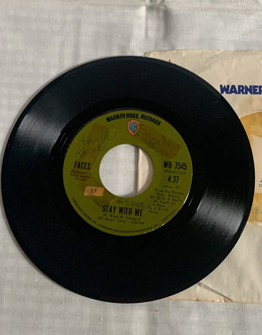 Faces - You're so rude & Stay with me 45 record