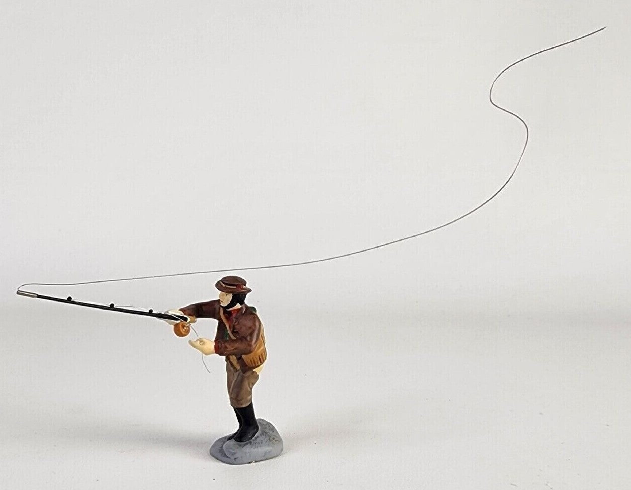 Department 56 Fly Casting in the Brook figure with box