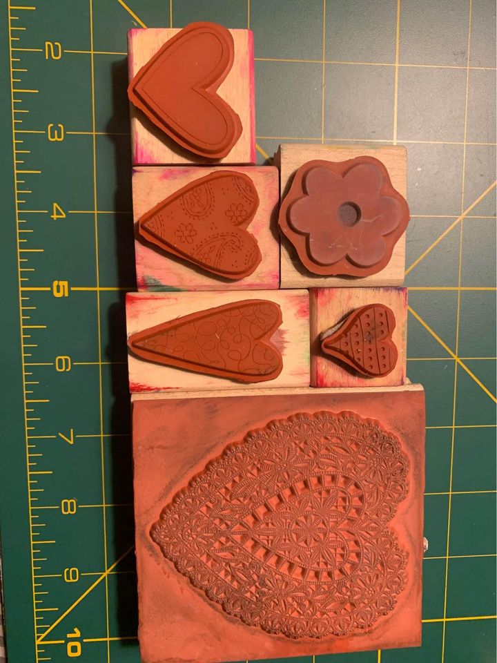 Stampin Up Hearts Rubber Stamps #3