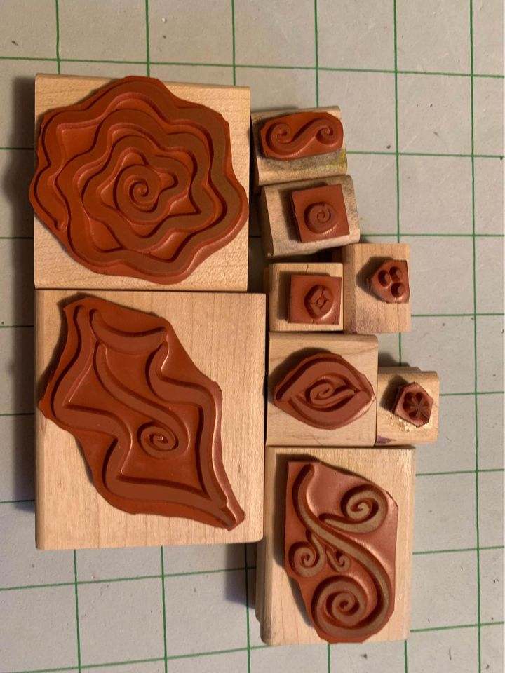 Stampin up Fabulous Flourishes Rubber Stamp Set