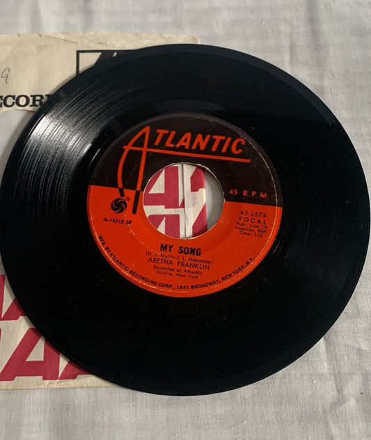 Aretha franklin - My song & See Saw 45 record