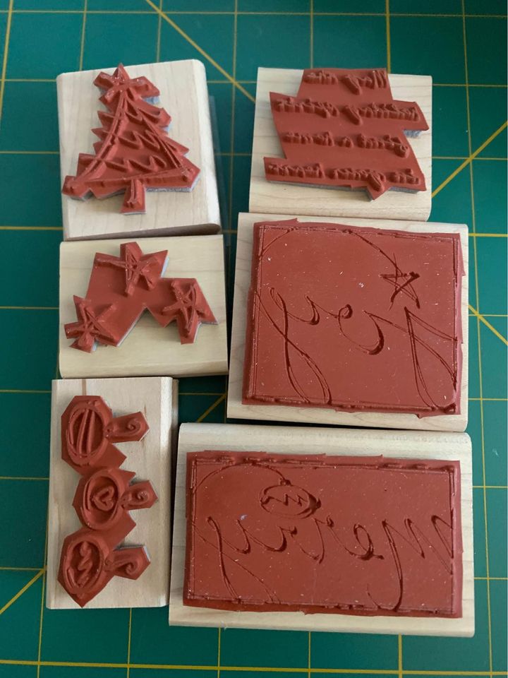 Stampin up Holiday Spirit Rubber Stamp Set