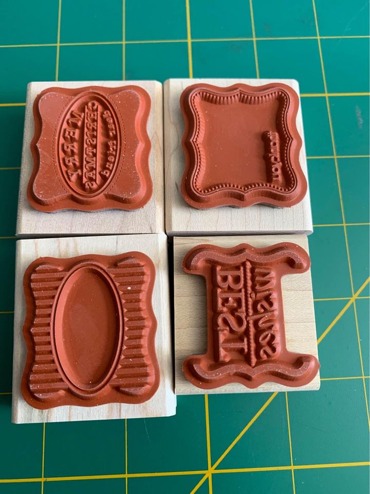 Stampin up cute & Curly Rubber Stamp Set