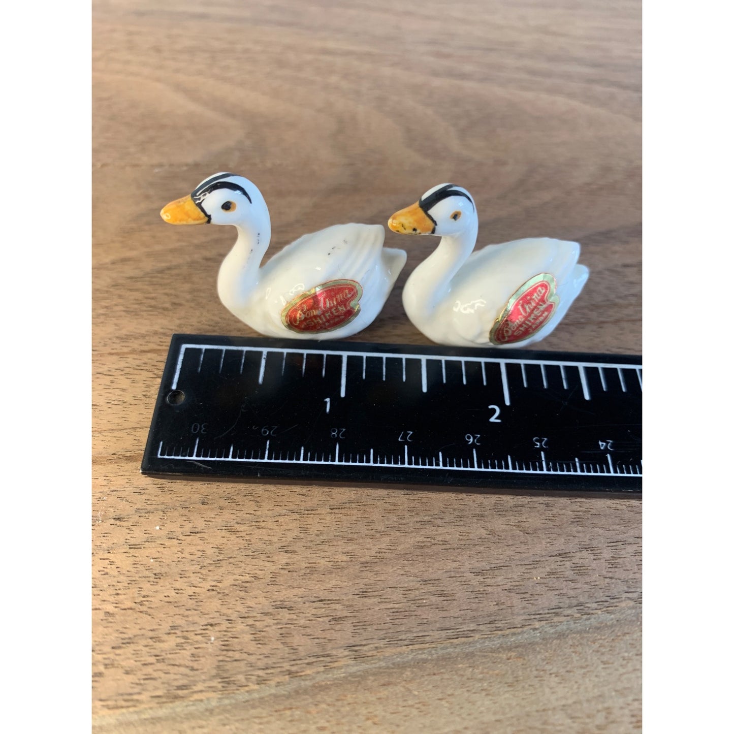 Vintage Swans Shiken Japan Miniature Figures