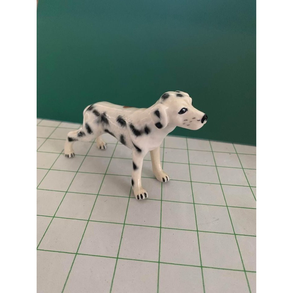 Vintage Dalmatian Dog Bone China Taiwan Figure