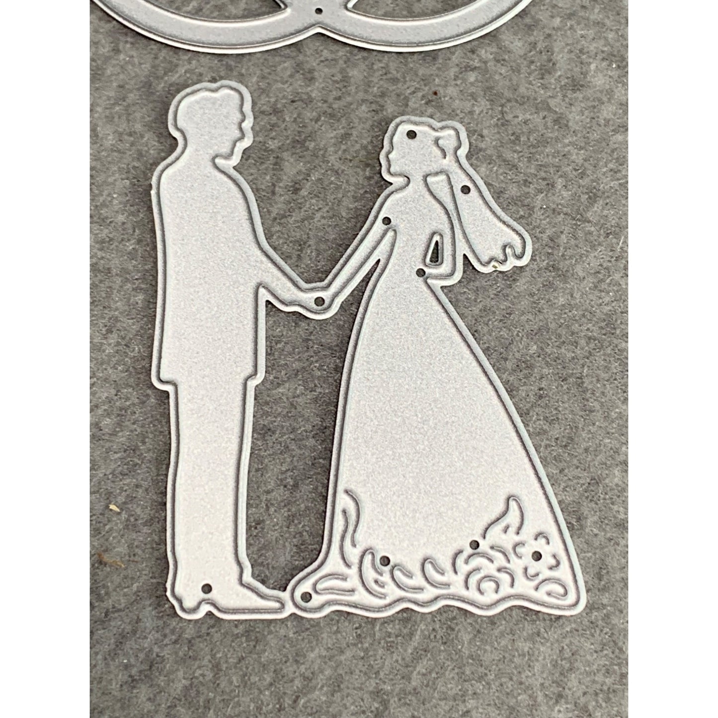 Wedding Rings & Couple Die Cuts For Scrapbooking Card Making Wedding Decor