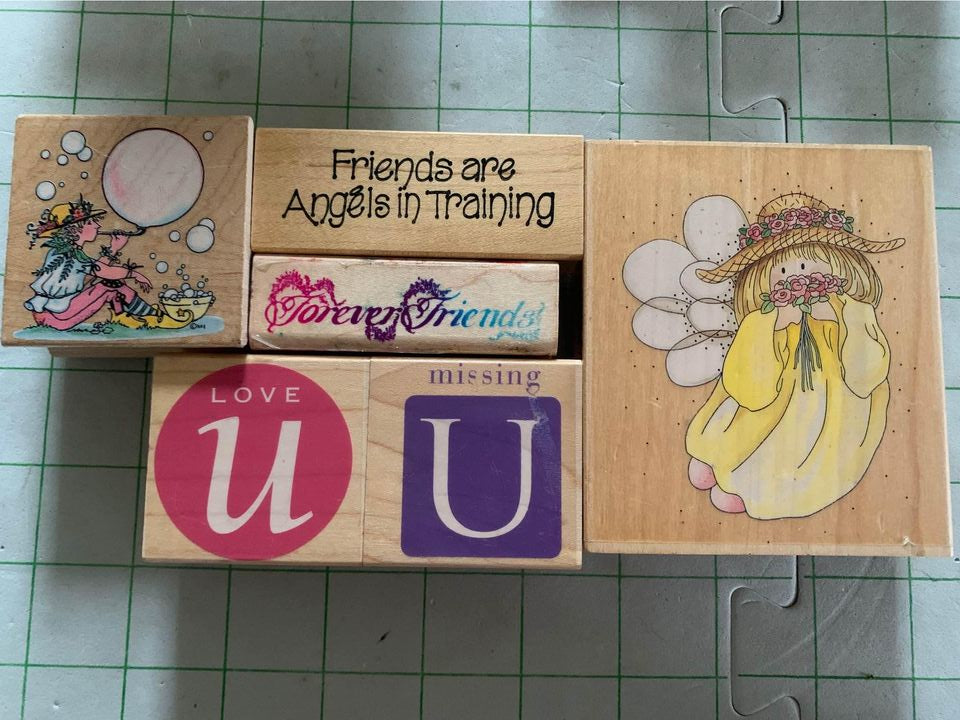 Angel In Training Rubber Stamp Set #40