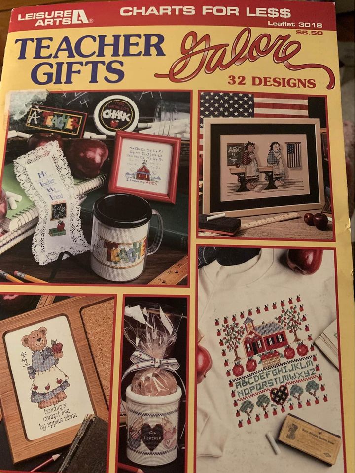 Teachers Gifts Galore 32 Counted Cross Stitch Design Book