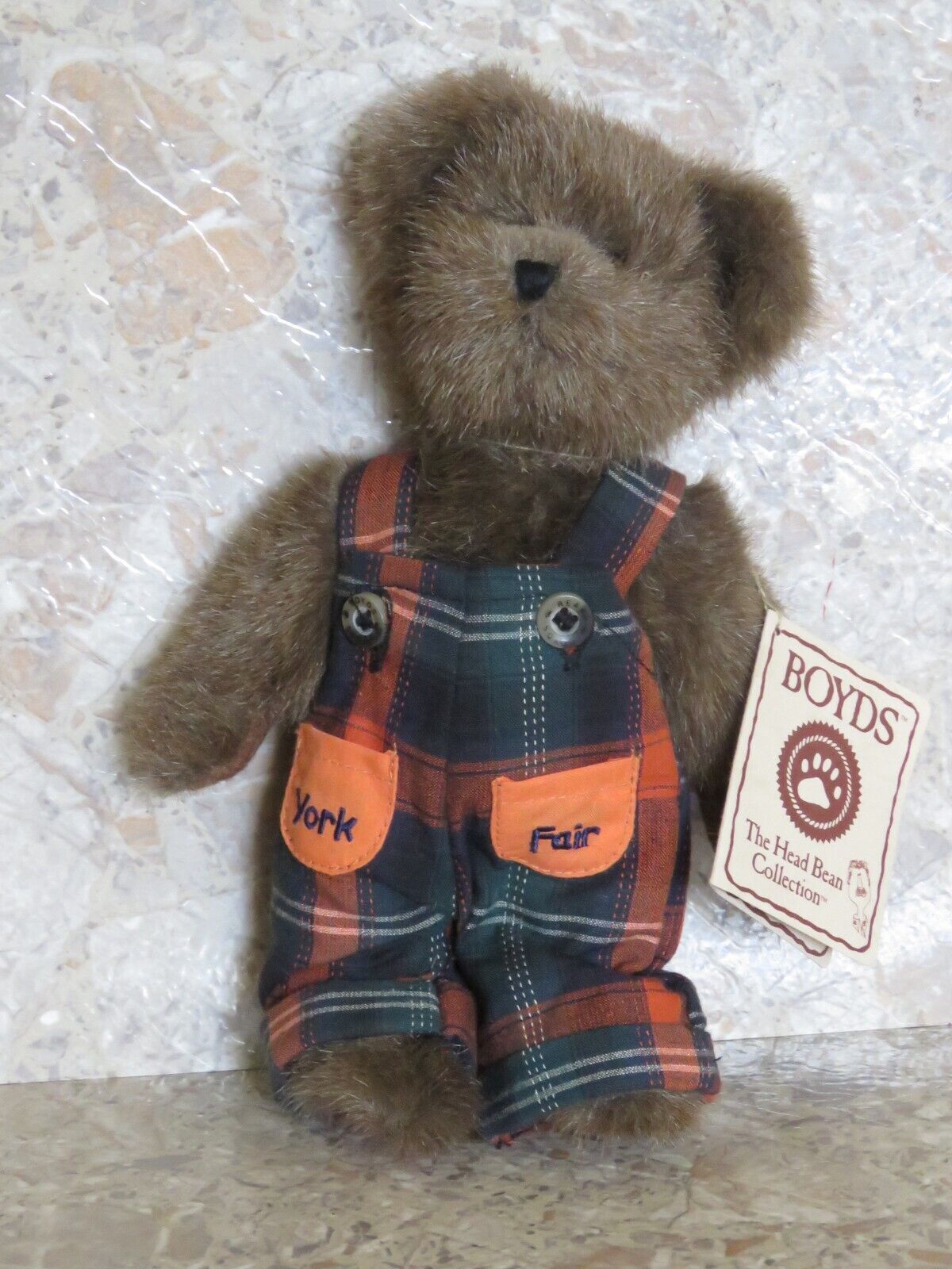 Boyds York Fair #8 Eddie Bear 8 inch tall wit tag