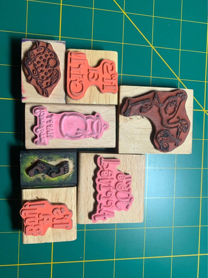 Welcome Baby Rubber Stamp Set #25