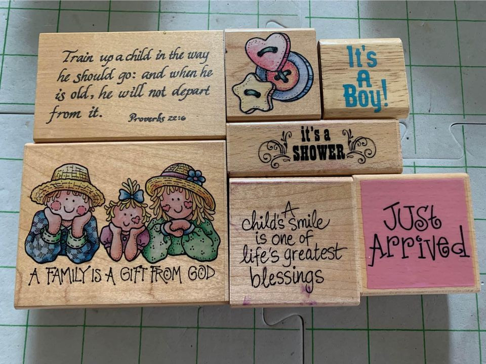 A Family Rubber Stamp Set #35