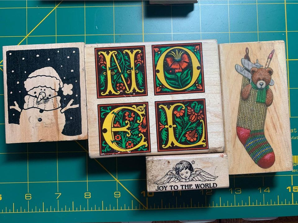 Noel Rubber Stamp Set #25