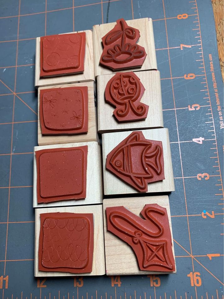 Stampin Up Little Layers I rubber stamp set