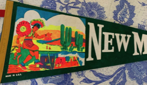 Vintage New Mexico Pennant 18"