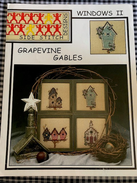 Grapevine gables window II cross stitch design book