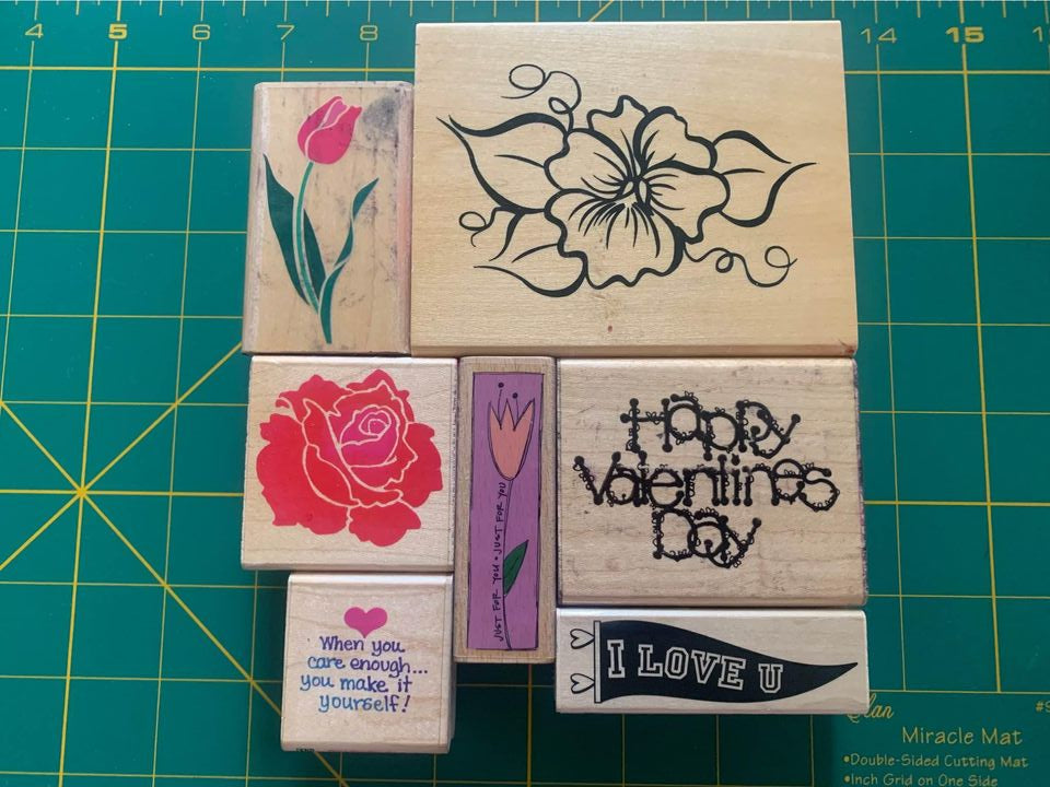 Valentine Rubber Stamp Set #26