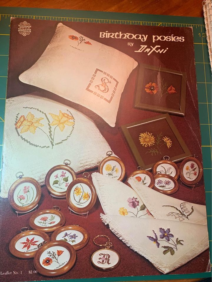 Birthday Posies By Drxni Cross Stitch Design Book