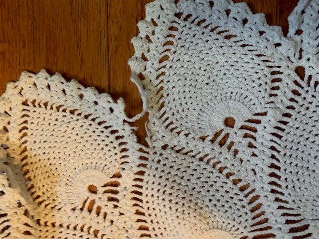 Vintage Crocheted Runner Doily #43