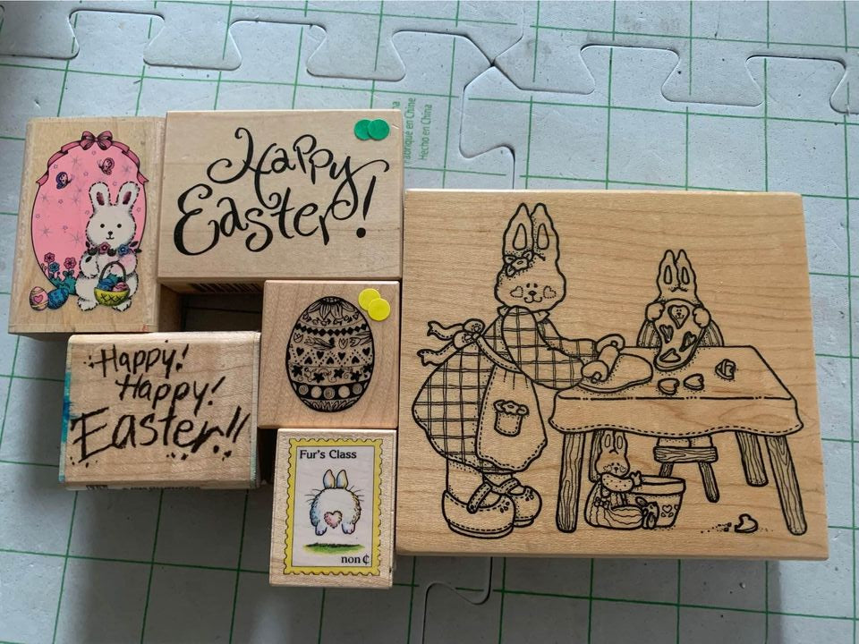 Baking Cookies Rubber Stamp Set #38