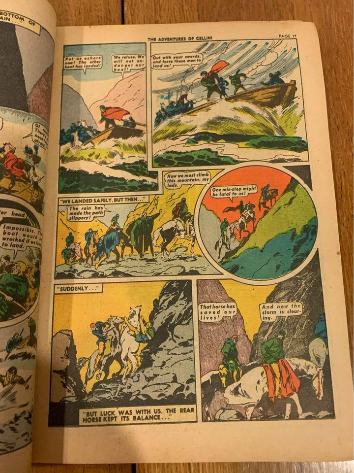 Classics Illustrated Adventures of Cellini No 38