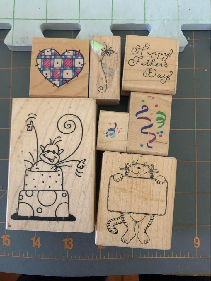 Happy Father’s Day Rubber Stamp Set #40