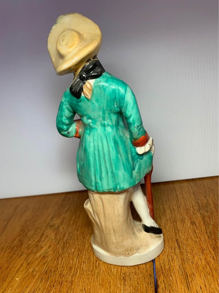 Vintage Handpainted Japan Victorian Man Figure 8 inch tall