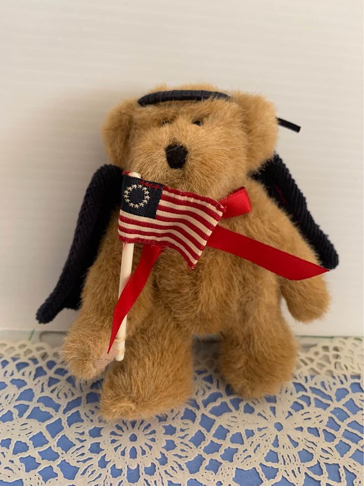 Boyds Freedom Bear Ornament 6”