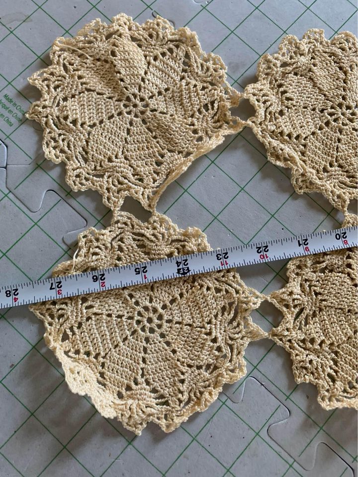 Vintage Hand Crocheted Doily #33a