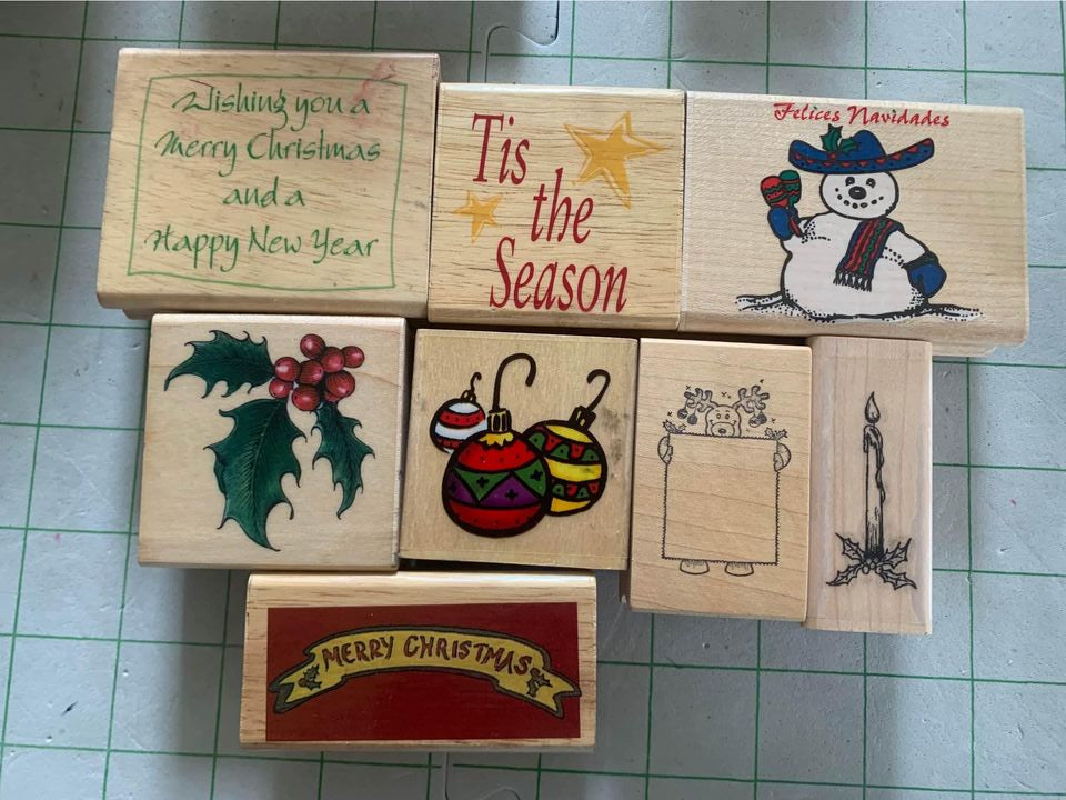 ‘Tis The Season Rubber Stamp Set #33