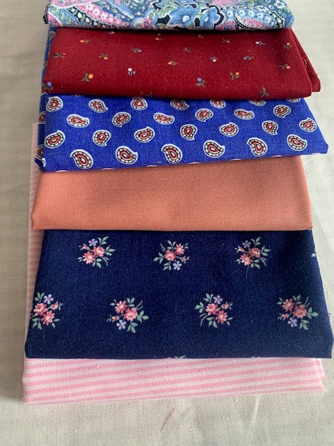 Quilt Cotton Fabric Fat Quarter bundle set #384