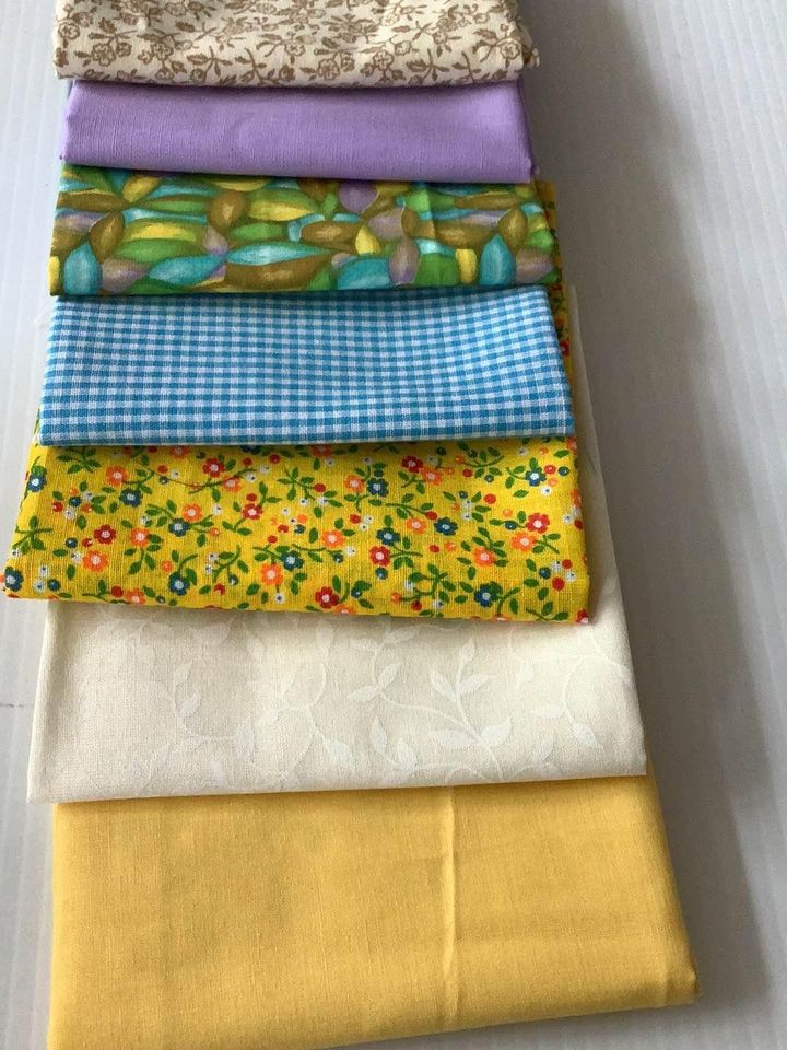 Quilt Cotton Fabric Fat Quarter Bundle Set #366