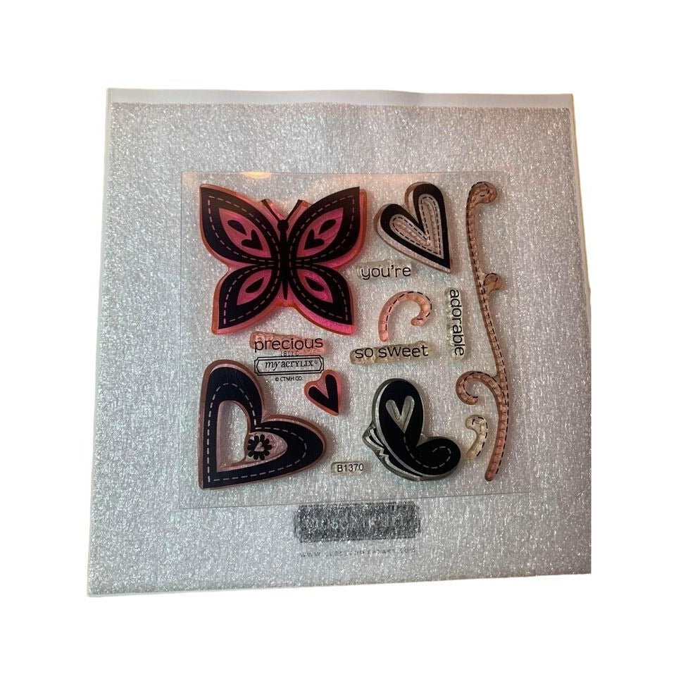 Close to My Heart My Acrylix Sweetheart B1370 Premium Clear Stamps