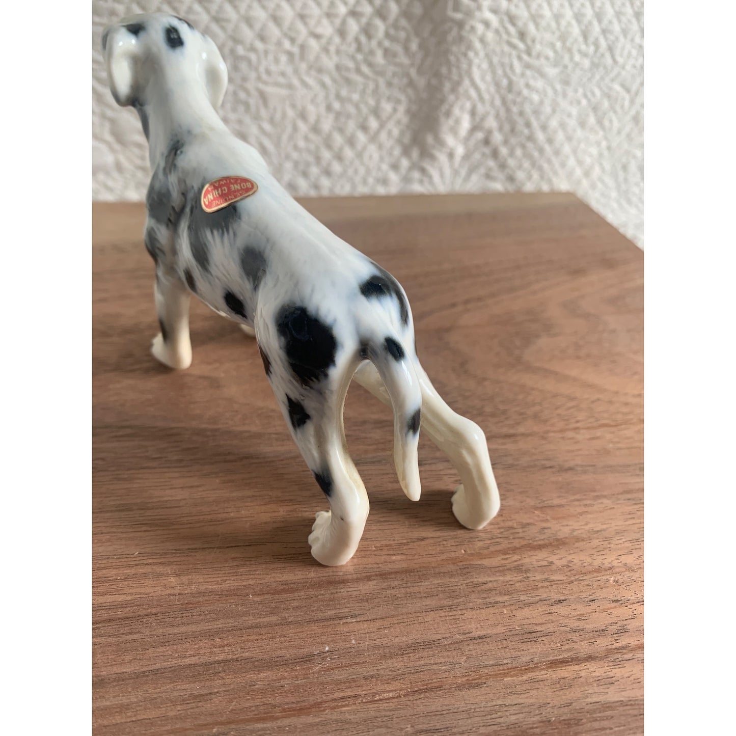 Vintage Dalmatian Dog Bone China Taiwan Figure