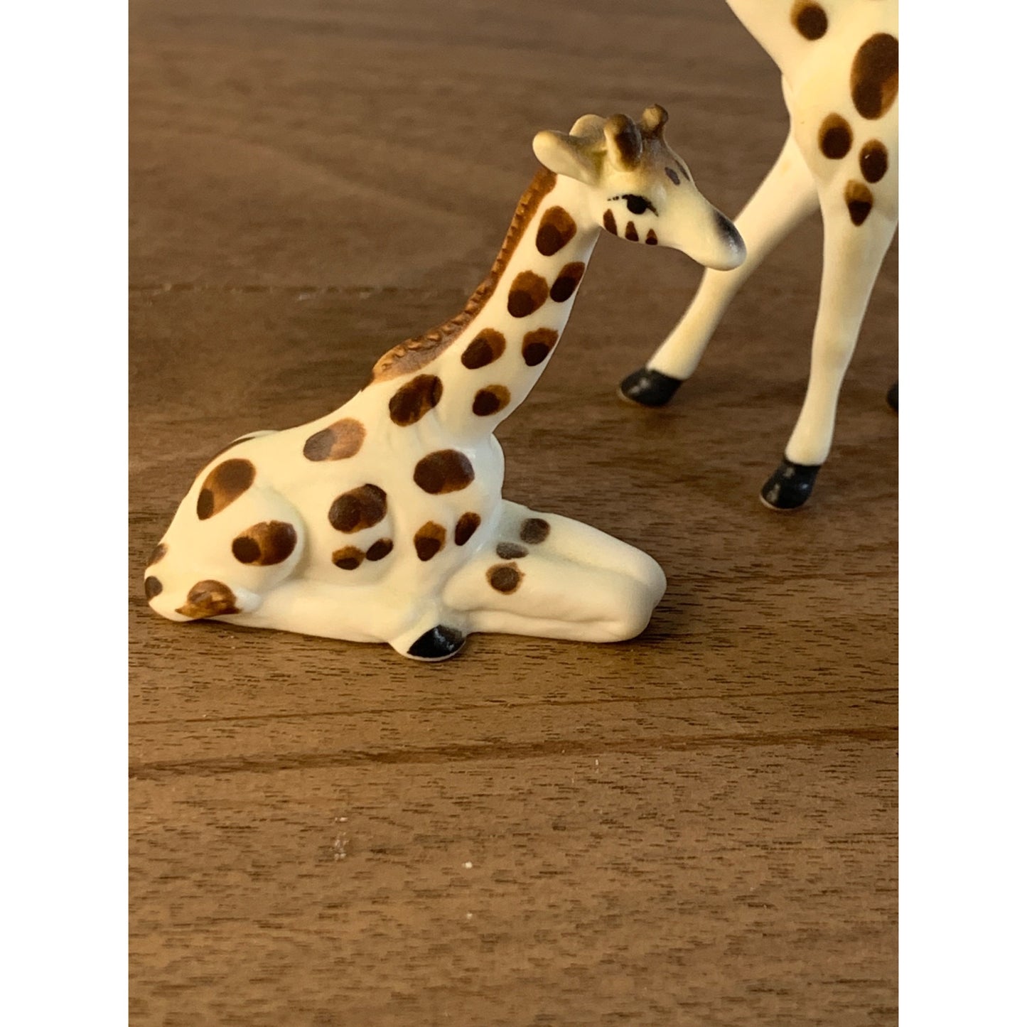 Vintage Giraffe Bone China minature figure set of 3