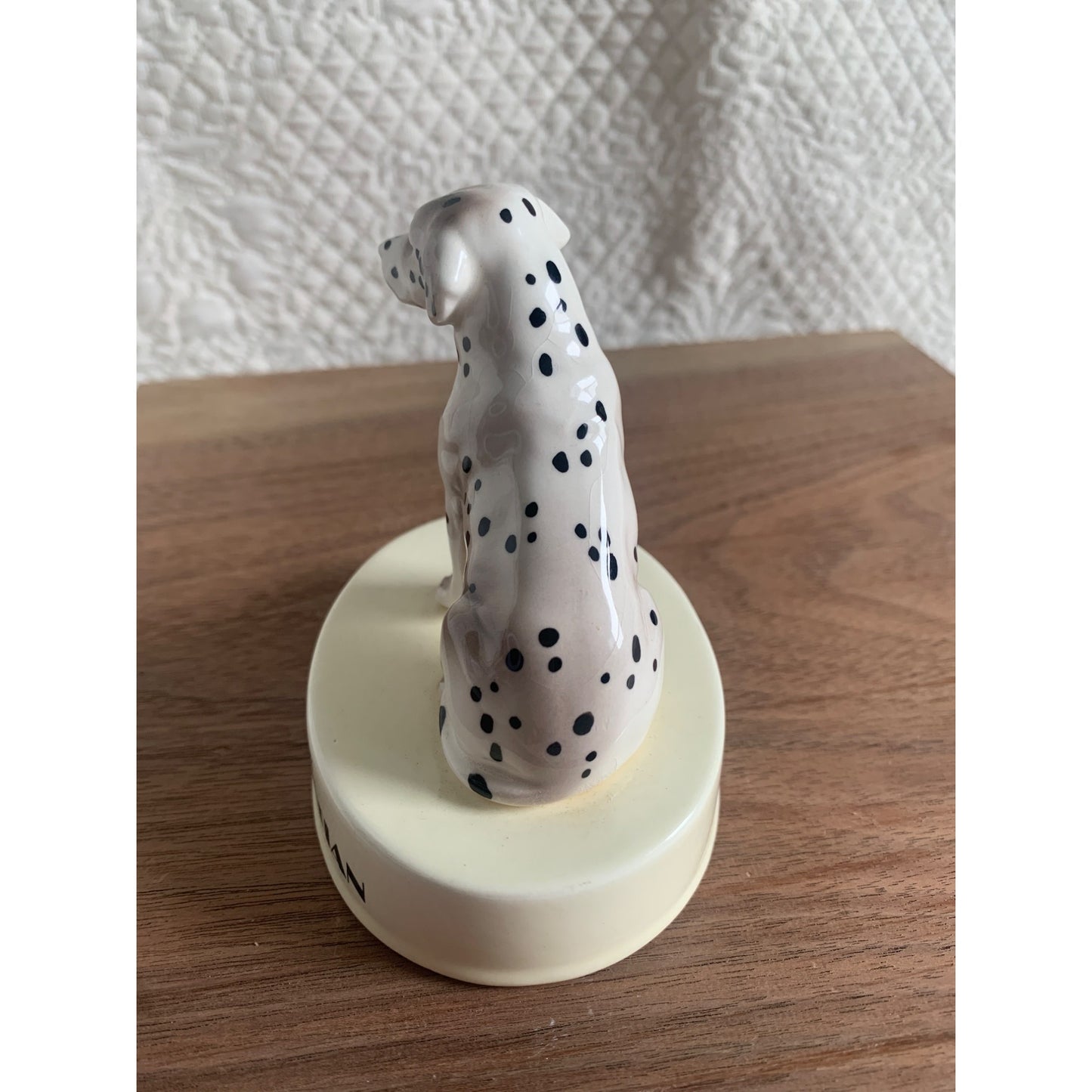 Vintage I Love My Dalmatian on a White Base by George Good Japan