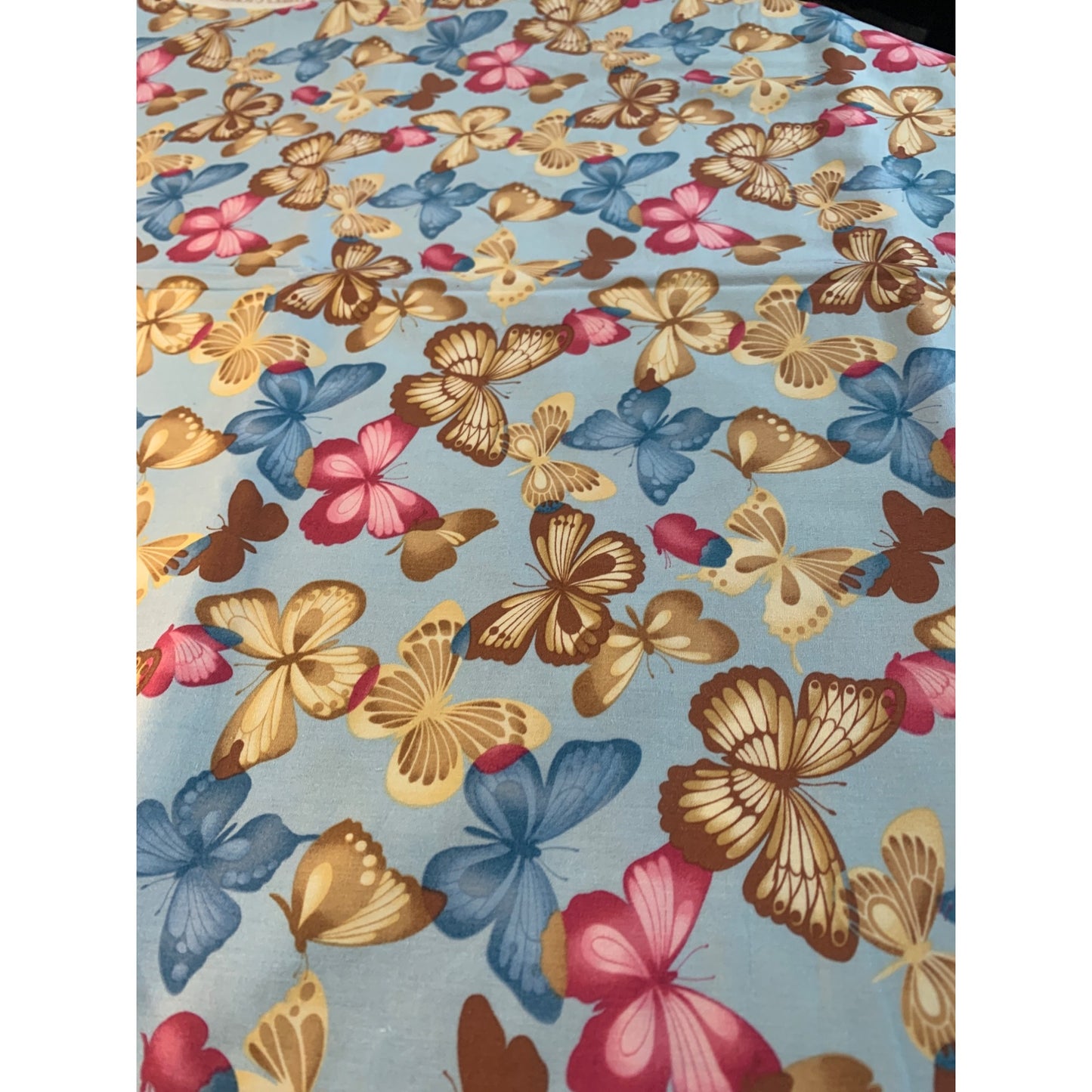 Hoffman California Screen print Butterflies Fabric 1yd and 30 inch long