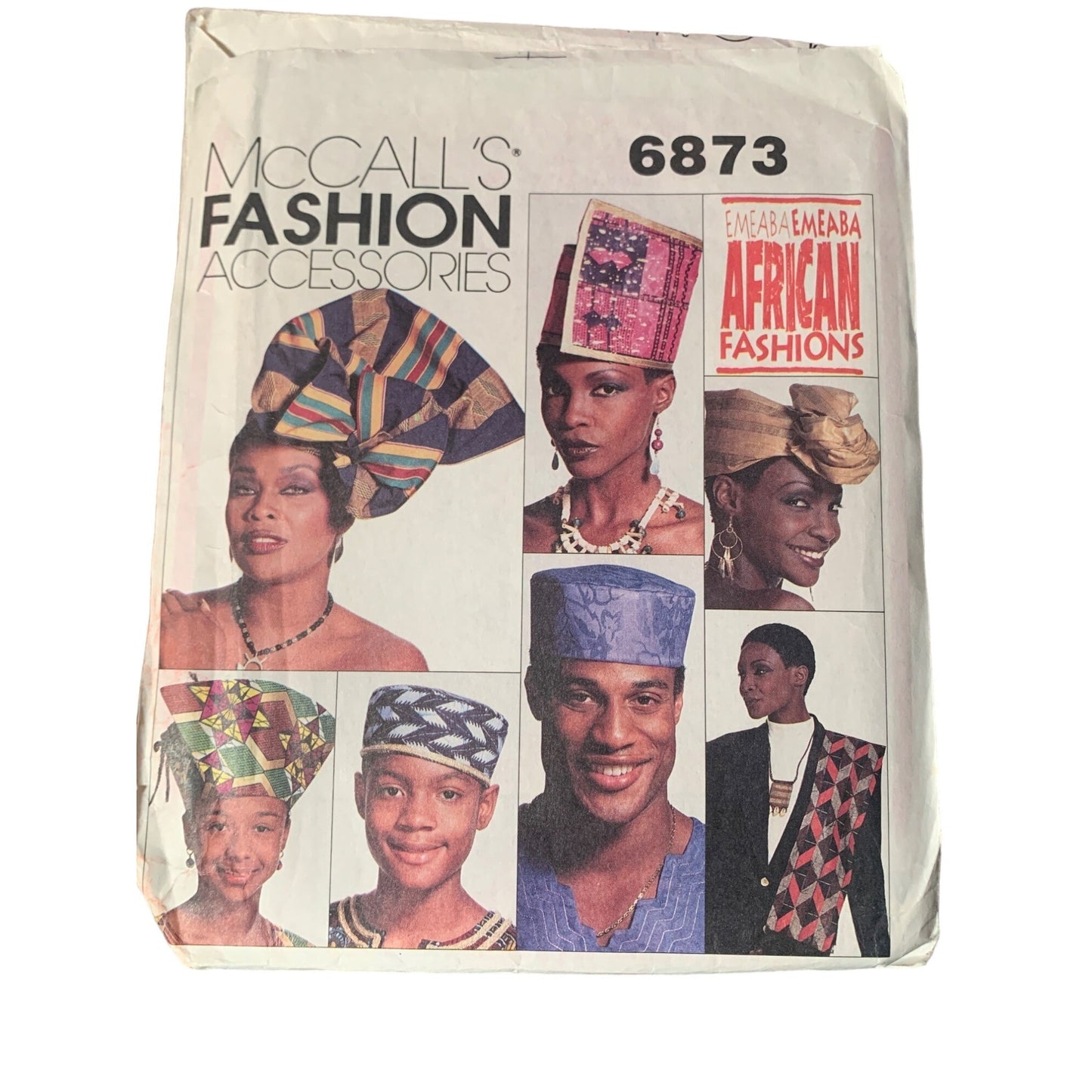 McCall's Fashion Accessories 6873 African Headwear Pattern