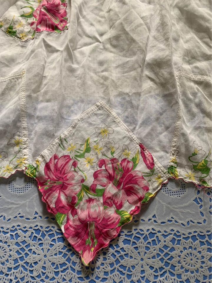 Vintage Pink Lily Apron