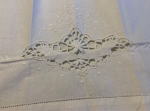 Vintage Cutwork & Embroidered Towels Set of 2 #10