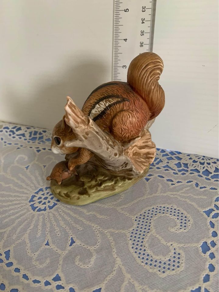 Chipmunk Porcelain Figure 4”